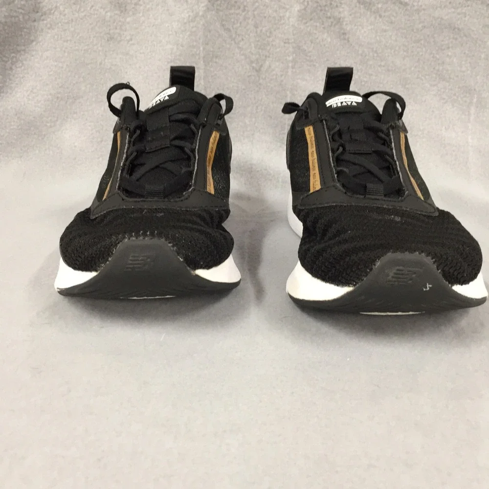 New Balance Beaya Womens Running Shoes Black Gold WBEYLB Size 8 Sneaker
